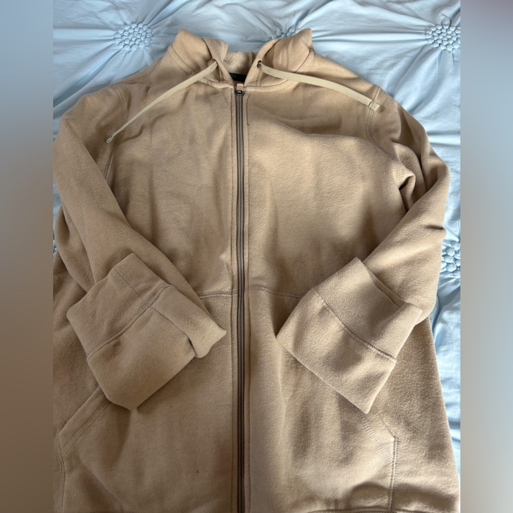 Tek Gear Cream Fleece Zip-Up